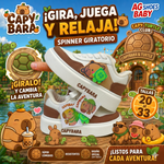 Tenis Capibara Con Juguete Giratorio