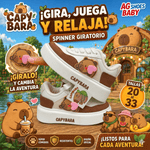 Tenis Capibara Con Juguete Giratorio