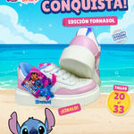 Tenis Stitch Shine Con Juguete Giratorio