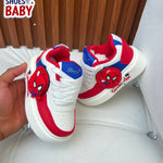 TENIS SPIDEY CON JUGUETE GIRATORIO
